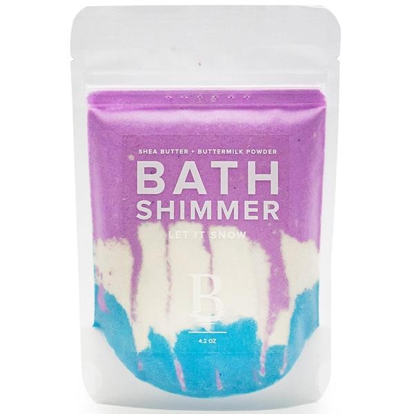 slide 1 of 1, Basin Let It Snow Bath Shimmer, 4.2 oz