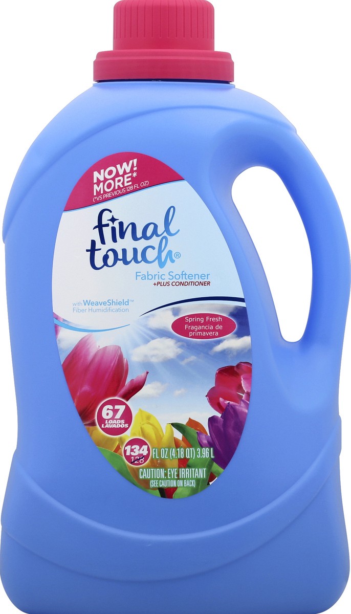 slide 2 of 2, Final Touch Fabric Softener 134 oz, 134 oz