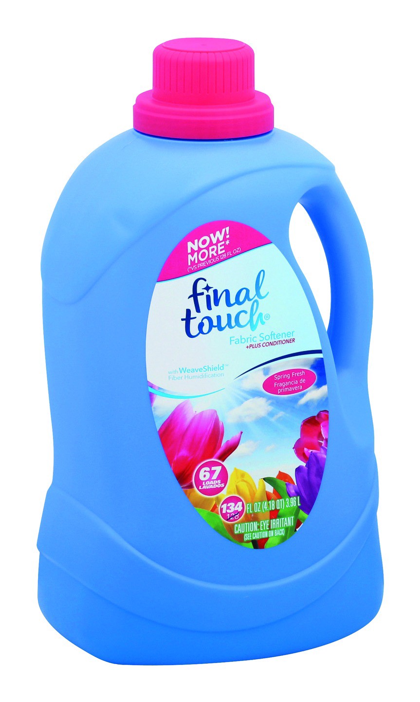 slide 1 of 2, Final Touch Fabric Softener 134 oz, 134 oz