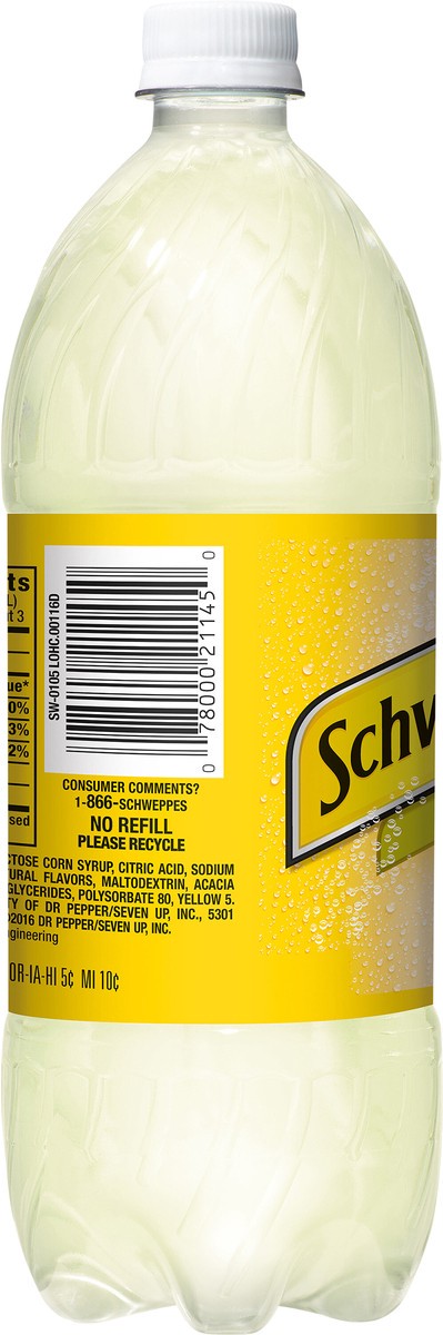 slide 11 of 11, Schweppes Sour Lemon Soda - 33.8 fl oz, 33.8 fl oz