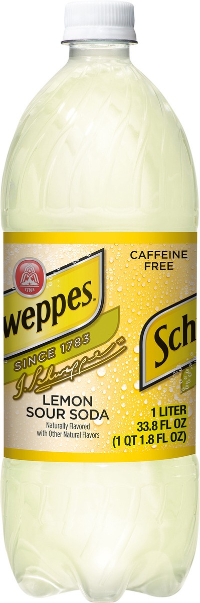 slide 4 of 11, Schweppes Sour Lemon Soda - 33.8 fl oz, 33.8 fl oz