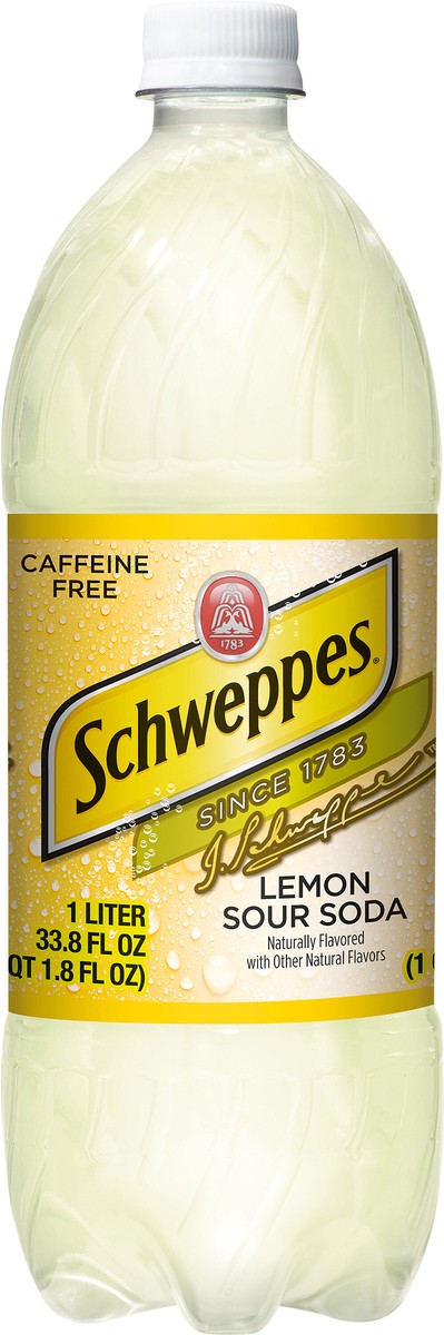 slide 1 of 11, Schweppes Sour Lemon Soda - 33.8 fl oz, 33.8 fl oz