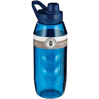 slide 1 of 1, Haven & Key Back To Campus Navy Water Bottle, 50 oz