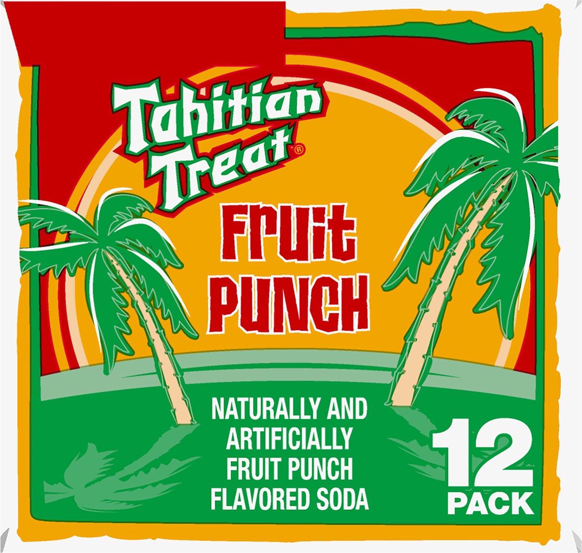slide 5 of 7, Tahitian Treat Fruit Punch Soda, 12 fl oz cans, 12 pack, 12 ct