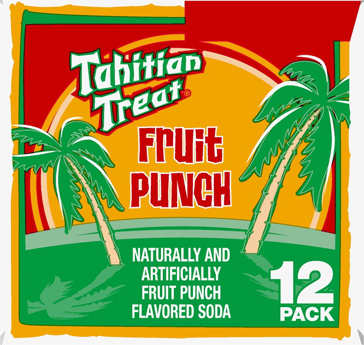 slide 6 of 7, Tahitian Treat Fruit Punch Soda, 12 fl oz cans, 12 pack, 12 ct