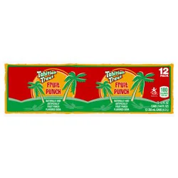 Tahitian Treat Fruit Punch Soda, 12 fl oz cans, 12 pack