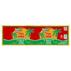 Tahitian Treat Fruit Punch Soda, 12 fl oz cans, 12 pack