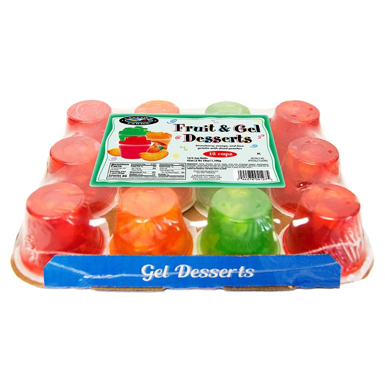 slide 1 of 1, Lakeview Farms Fruit Gelatin Assorted, 14 oz