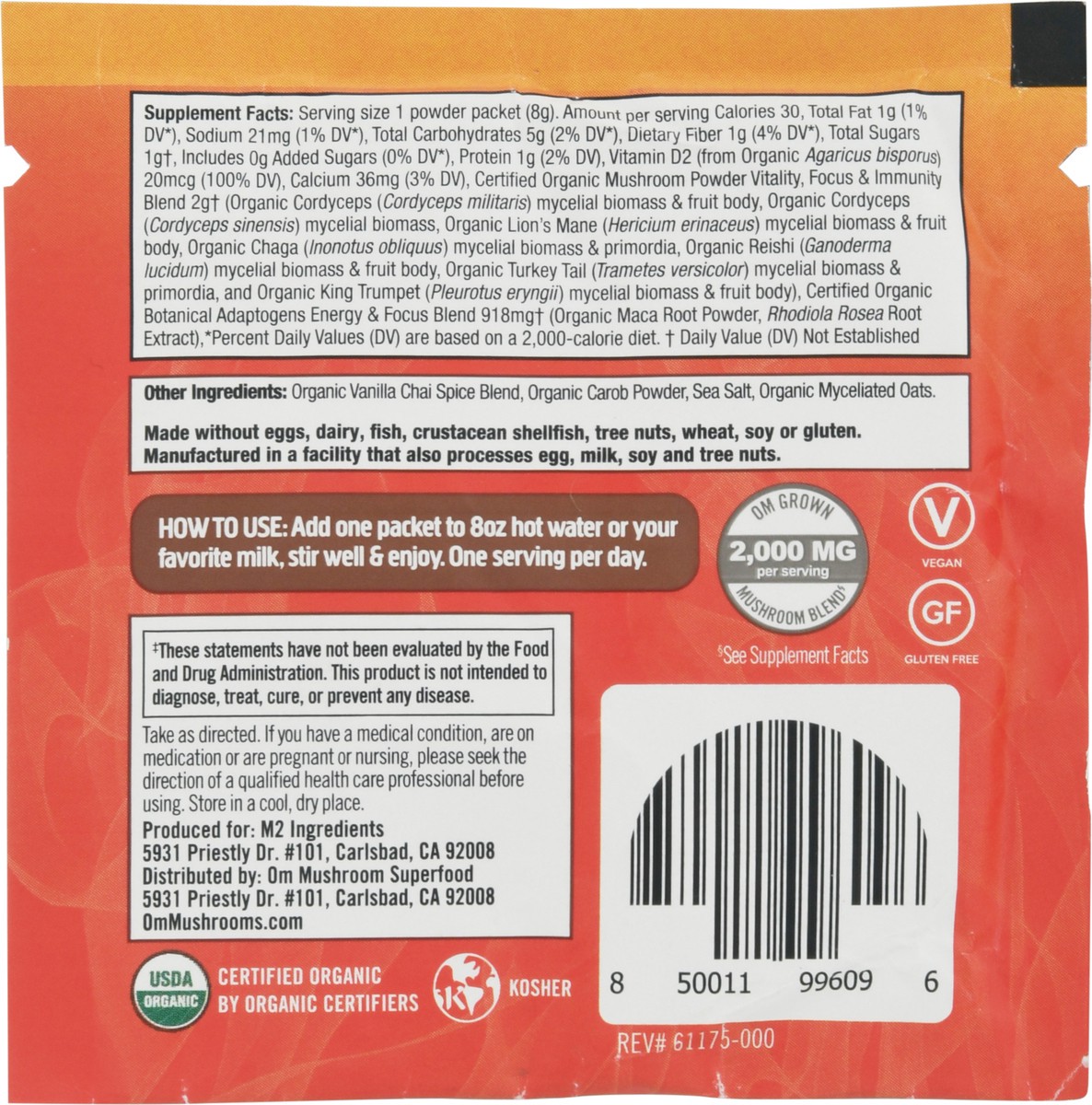 slide 11 of 14, Om Morning Energy Blend, Caffeine Free - 0.28 oz, 0.28 oz