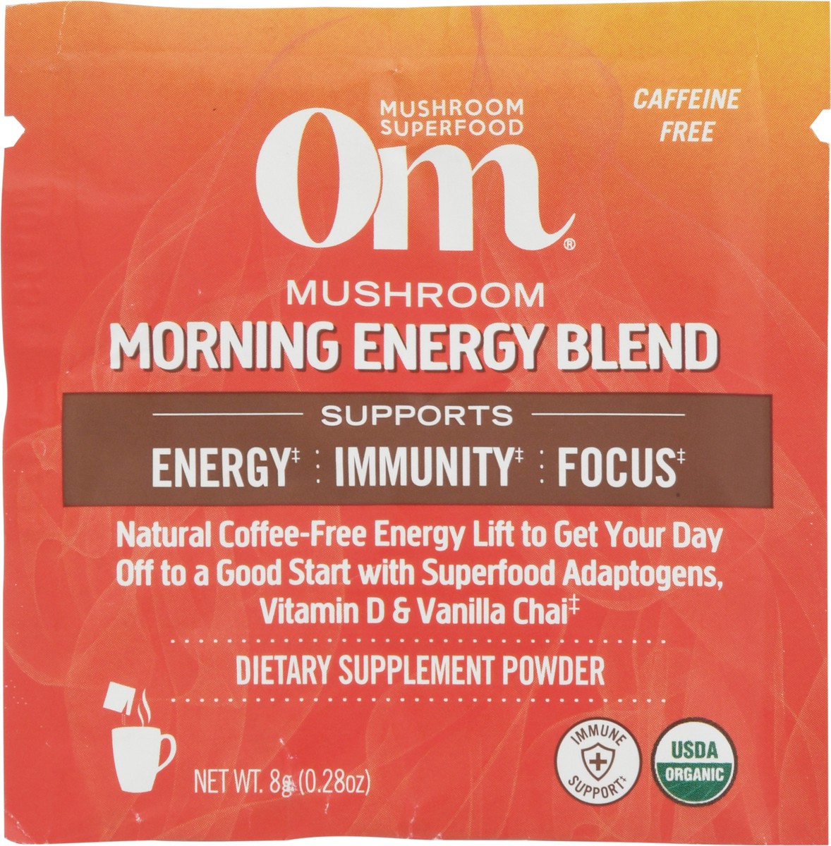 slide 14 of 14, Om Morning Energy Blend, Caffeine Free - 0.28 oz, 0.28 oz
