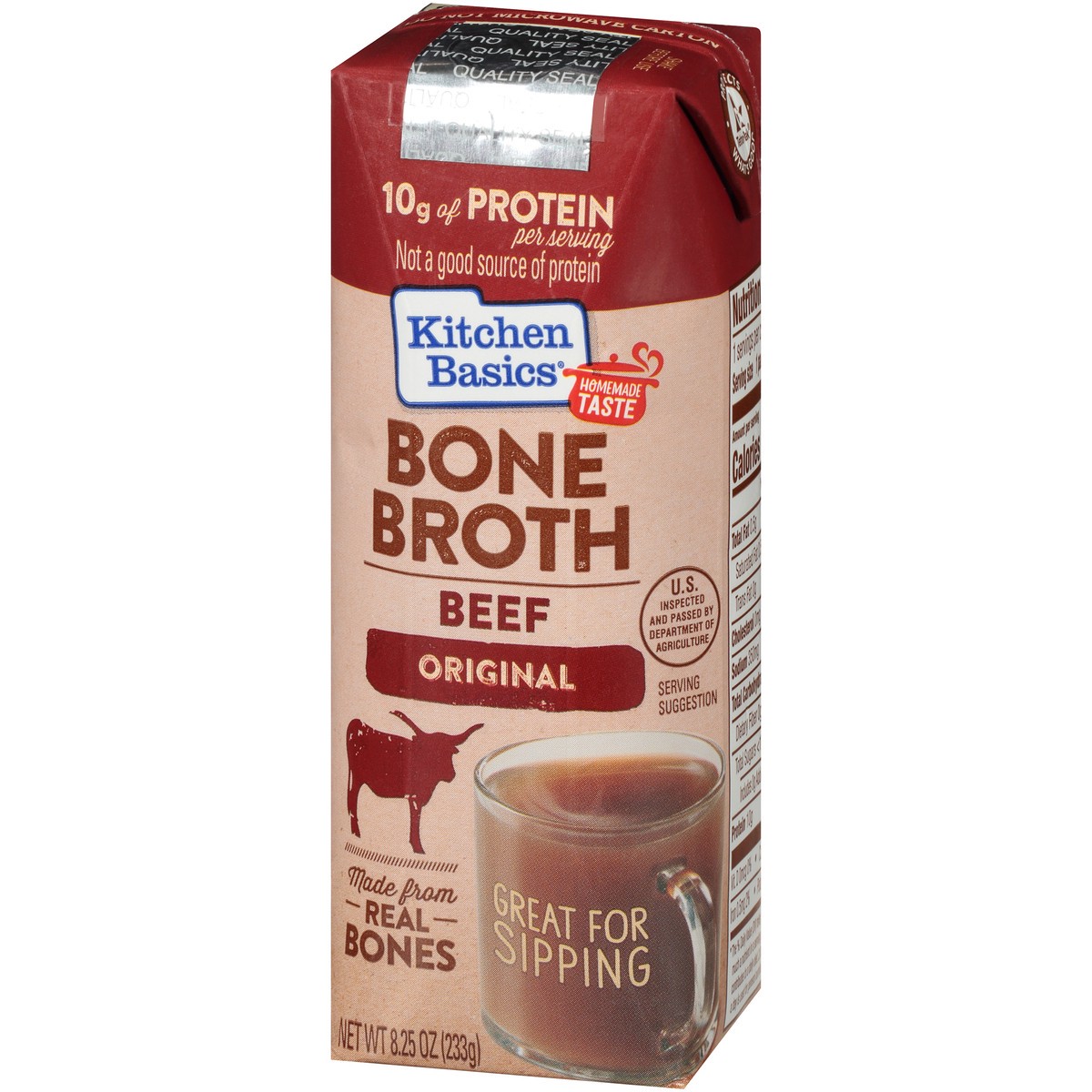 slide 2 of 9, Kitchen Basics Original Beef Bone Broth, 8.25 fl oz, 8.25 fl oz