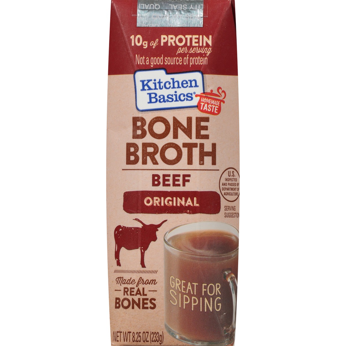 slide 6 of 9, Kitchen Basics Original Beef Bone Broth, 8.25 fl oz, 8.25 fl oz