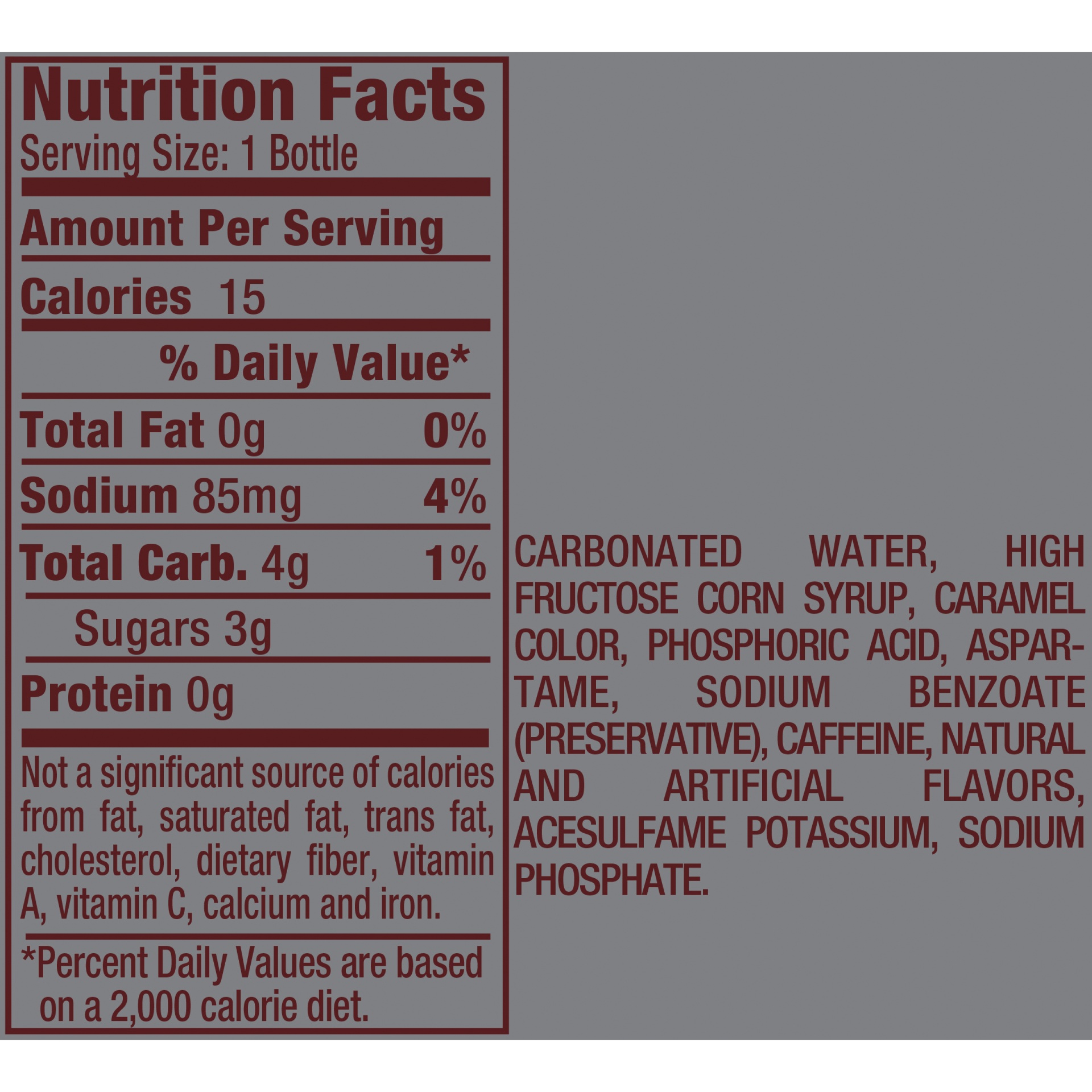 slide 2 of 2, Dr Pepper TEN, 6 ct; 1/2 liter