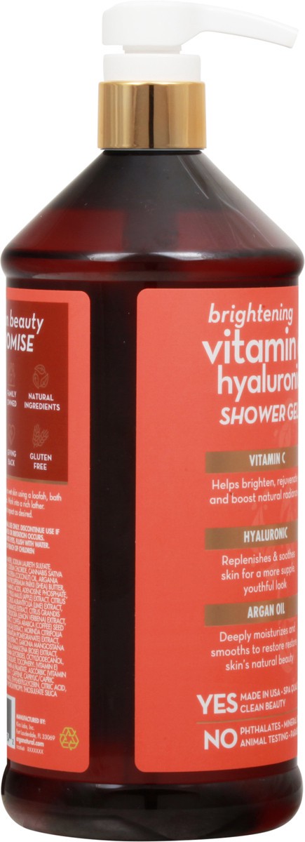 slide 12 of 13, Arganatural Vitamin C Hyaluronic Brightening 3-In-1 Shower Gel 32 fl oz, 32 fl oz