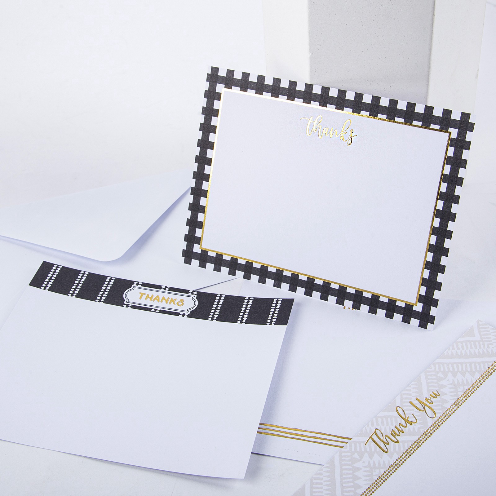 slide 5 of 9, Thank You Flat Cards & Envelopes By Recollections, 4.25" X 5.5", 4.25 in x 5.5 in