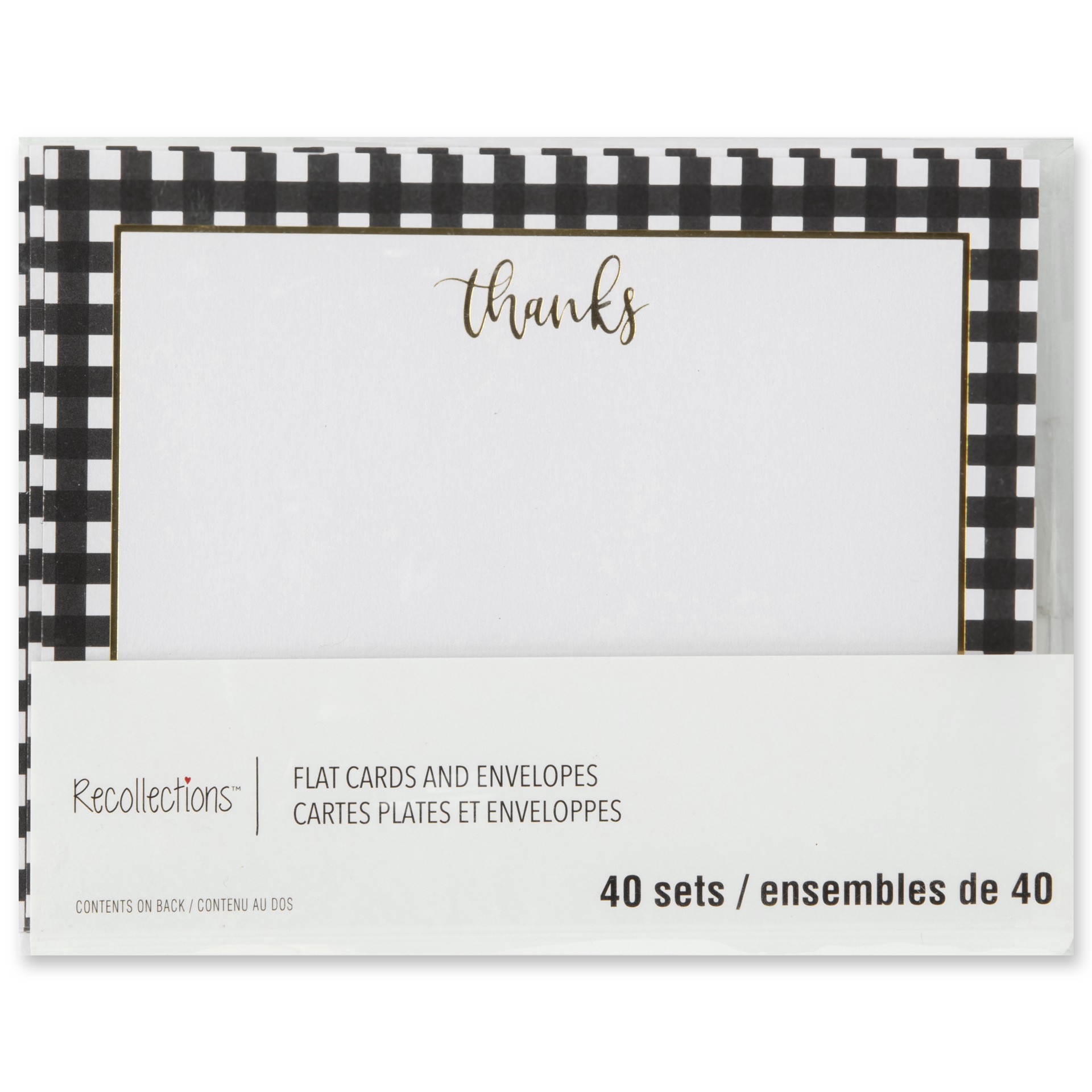 slide 6 of 9, Thank You Flat Cards & Envelopes By Recollections, 4.25" X 5.5", 4.25 in x 5.5 in