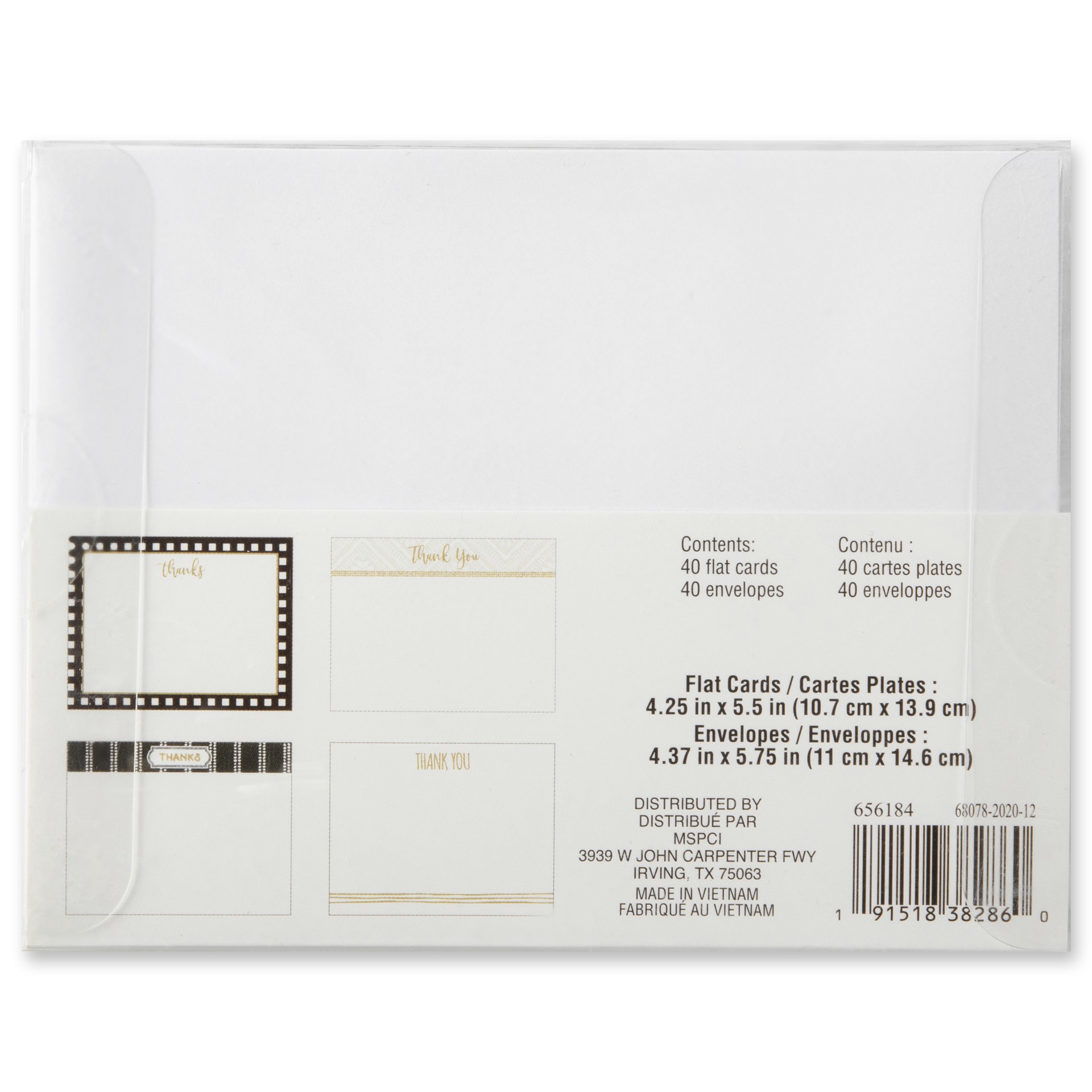 slide 4 of 9, Thank You Flat Cards & Envelopes By Recollections, 4.25" X 5.5", 4.25 in x 5.5 in