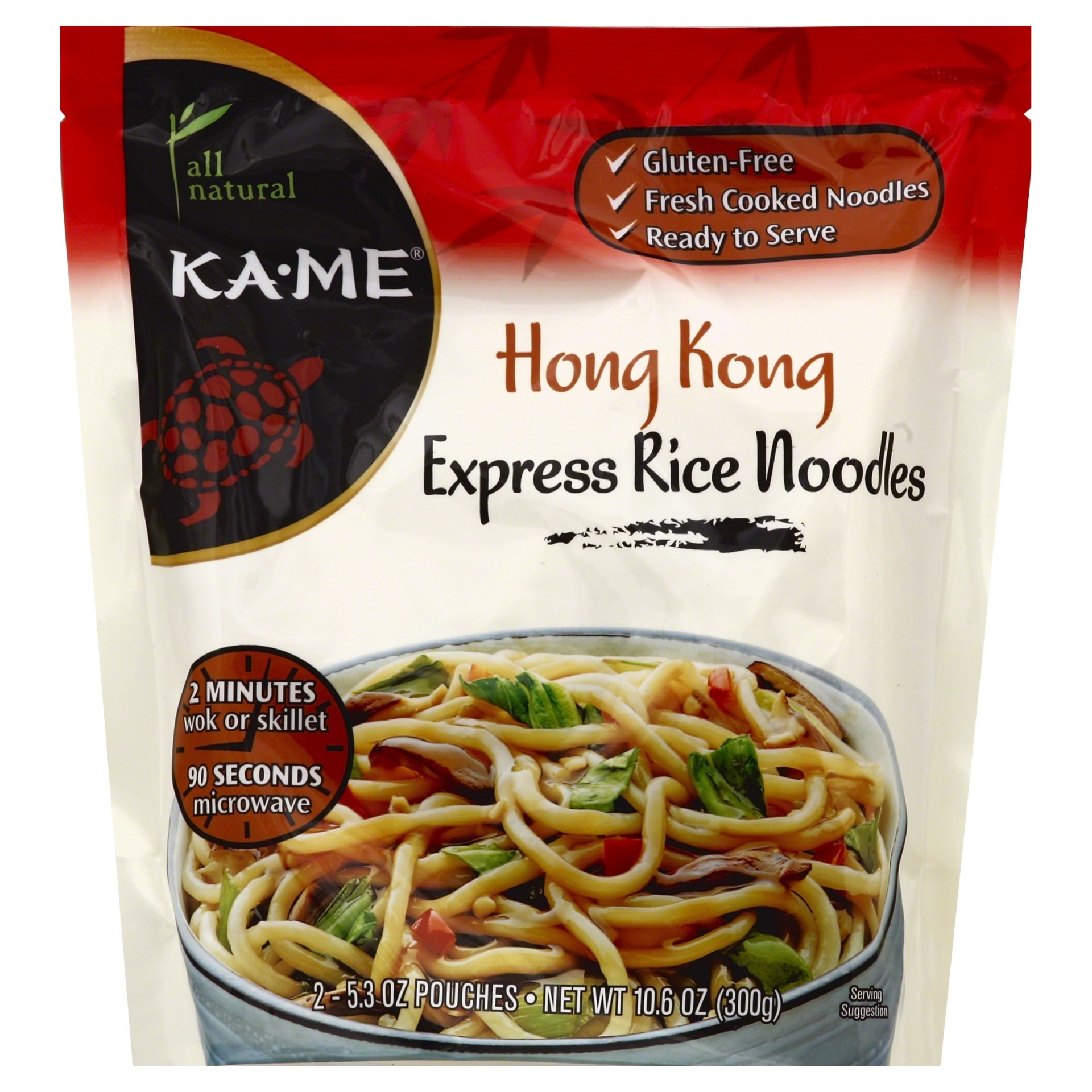 slide 1 of 1, KA-ME Hong Kong Express Rice Noodles, 10.6 oz