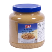 slide 1 of 1, GFS Crunchy Peanut Butter, 80 oz