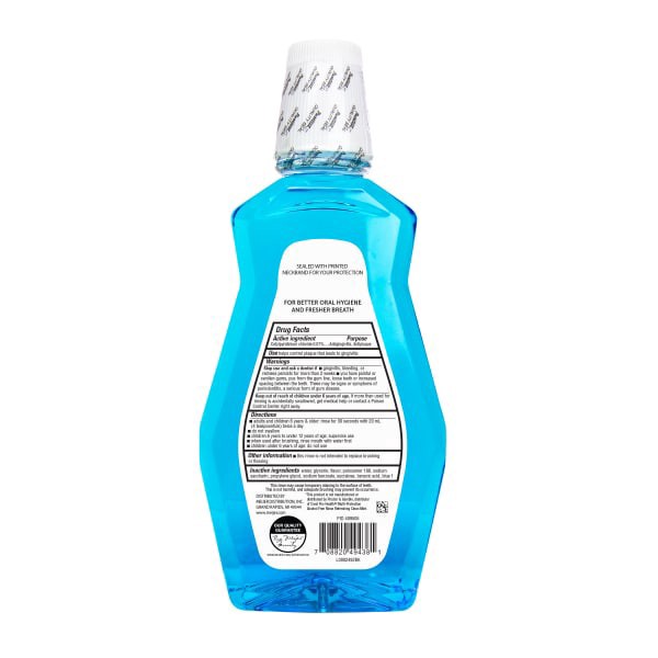 slide 4 of 5, Meijer Alcohol Free Antiseptic Mint Mouthwash, 33.8 oz