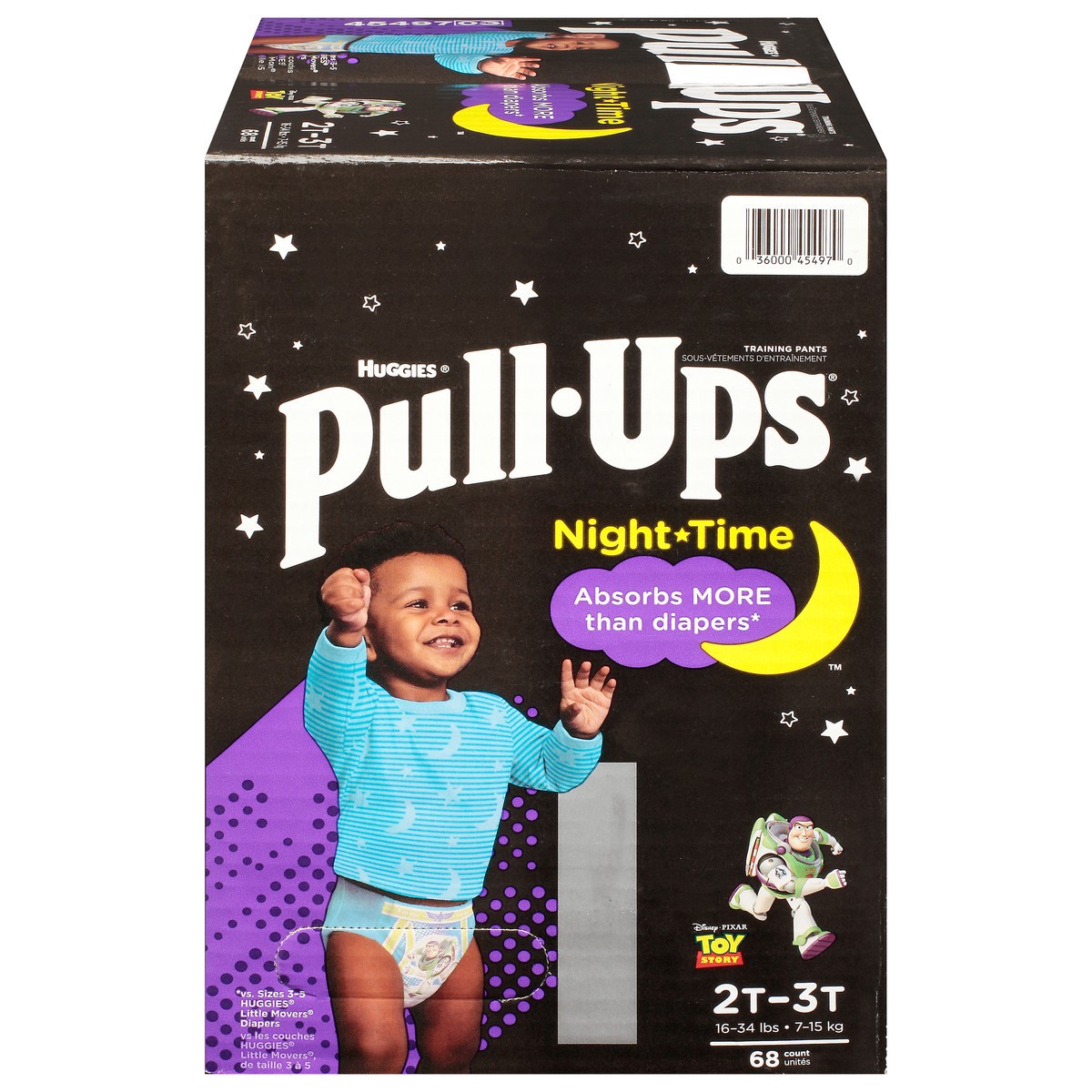 Pull-Ups Boys' Night-Time Training Pants Super Pack - 2T-3T - 68ct