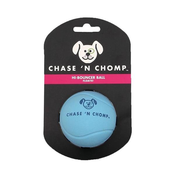 slide 1 of 1, Chase N Chomp Hi-Bouncer Ball Floats Blue, 1 ct