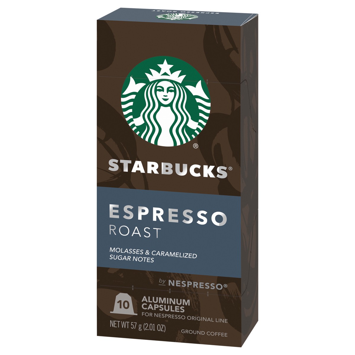 slide 8 of 9, Starbucks by Nespresso Original Line Pods Dark Roast Coffee Espresso Roast- 10 ct, 2.01 oz