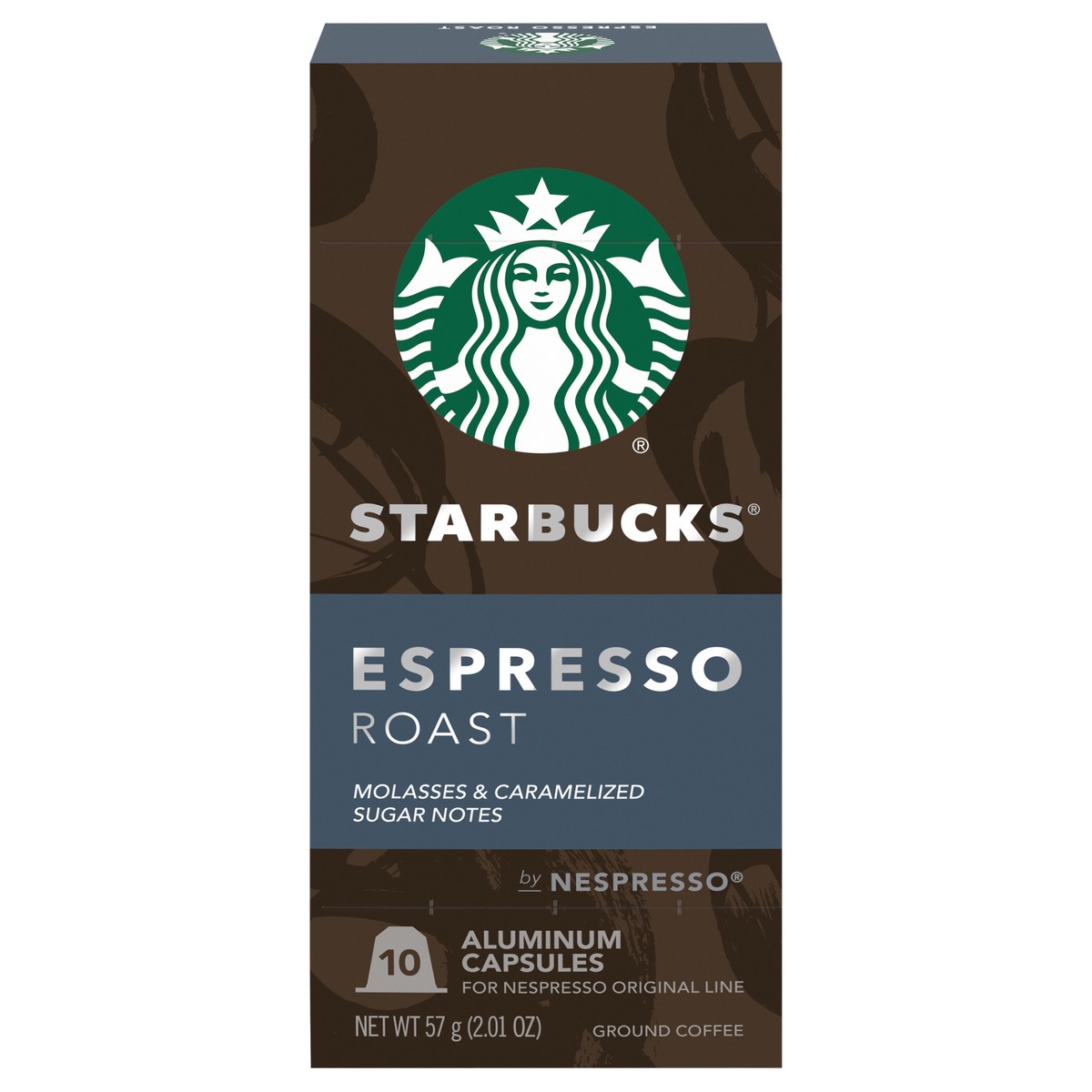 slide 6 of 9, Starbucks by Nespresso Original Line Pods Dark Roast Coffee Espresso Roast- 10 ct, 2.01 oz