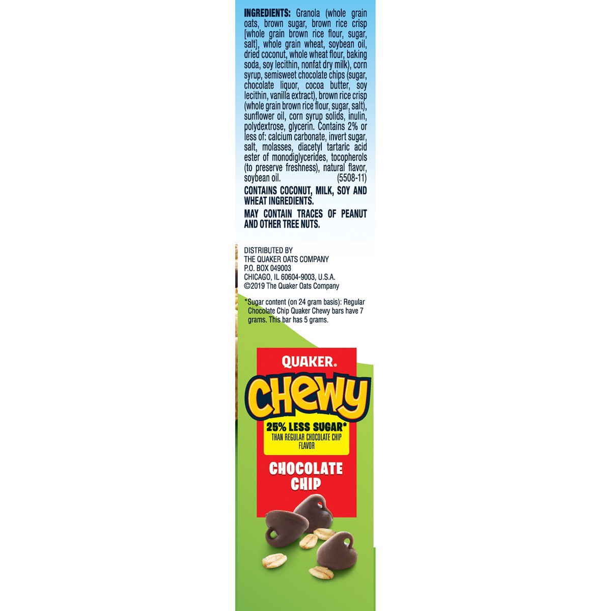 slide 6 of 6, Quaker Chewy Low Sugar Chocolate Chip Granola Bars, 8 ct; 0.64 oz