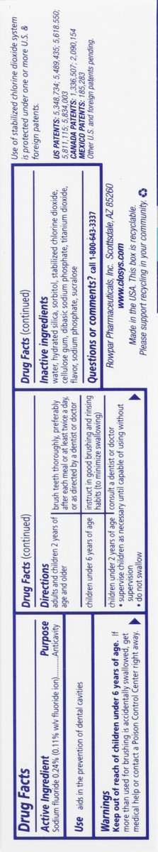 slide 4 of 5, CloSYS Toothpaste 7 oz, 7 oz