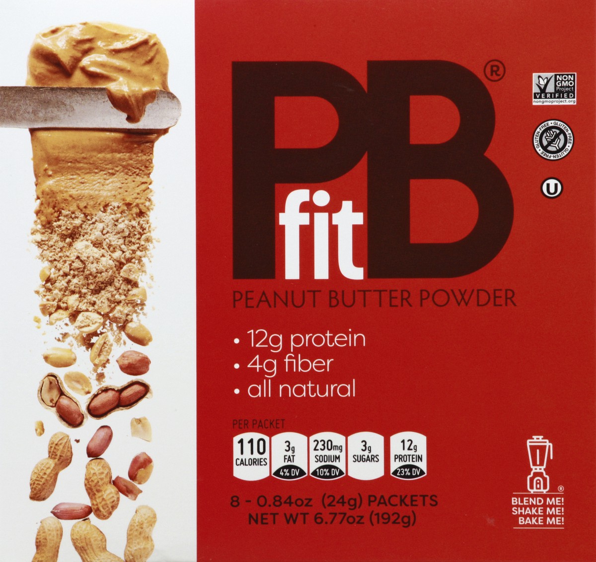 slide 4 of 6, PB Fit Powder 8 ea, 8 ct