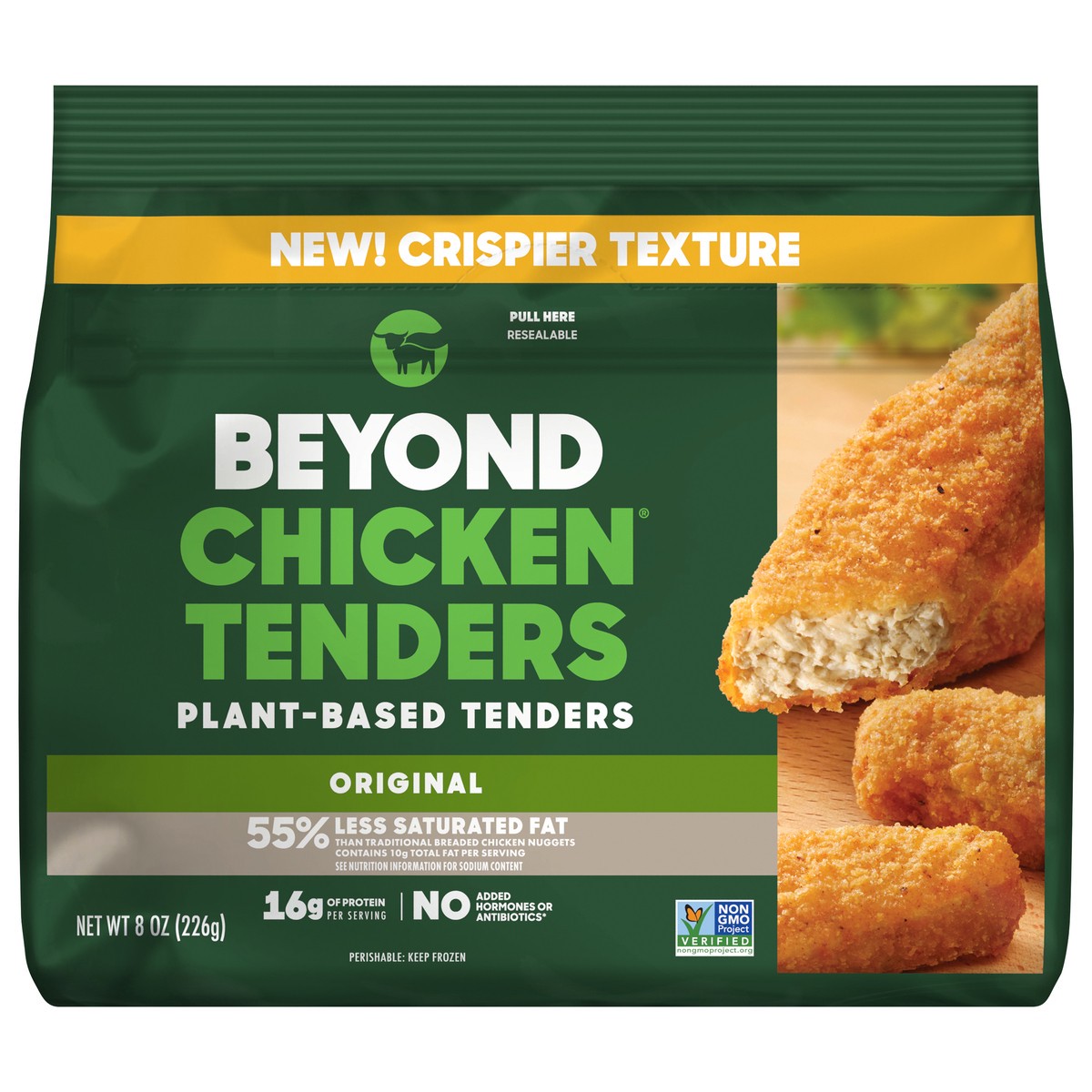 slide 1 of 1, Beyond Meat Beyond Chicken Plant-Based Tenders, 22 oz., 8 oz