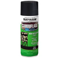 Rust-Oleum Camouflage Spray Paint - Flat Black