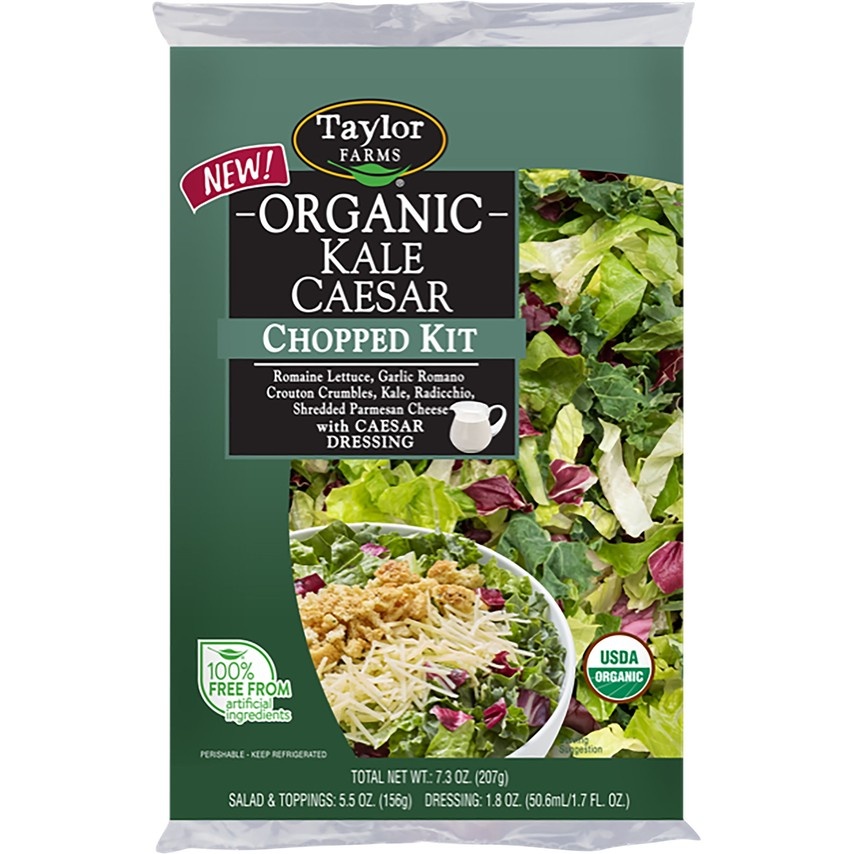 slide 1 of 1, Taylor Organic Artisan Ranch Chopped Salad Kit, 7.8 oz