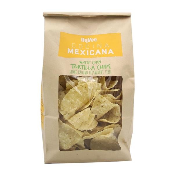 slide 1 of 1, Hy-Vee Cocina Chips - 4 oz, 4 oz