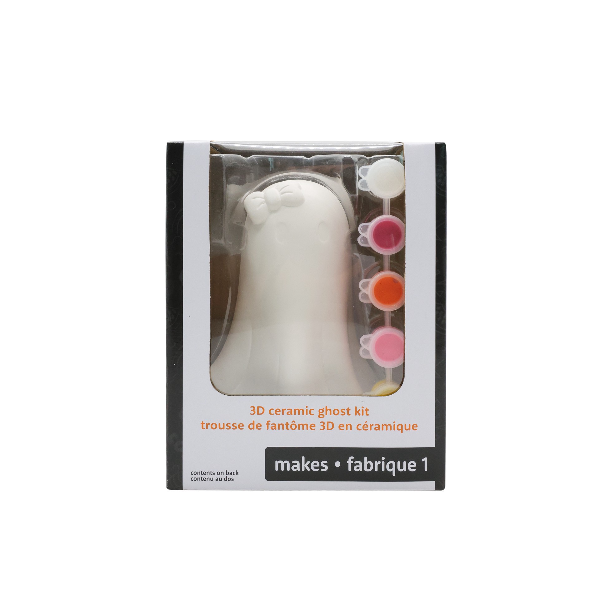 slide 2 of 3, 3d Ceramic Ghost Kit By Creatology, 5.1 in x 6.5 in x 3.66 in