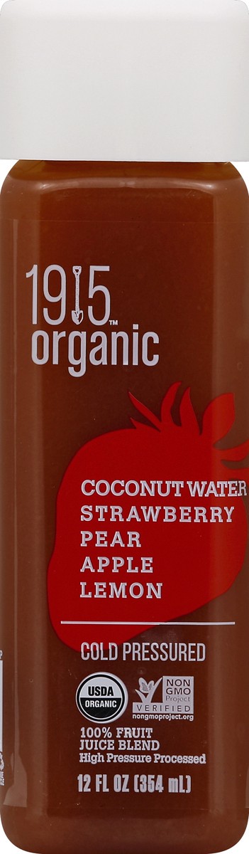 slide 4 of 4, Bolthouse Farms 1915 Coconut Water Strawberry Pear Apple Lemon Organic Juice, 12 fl oz