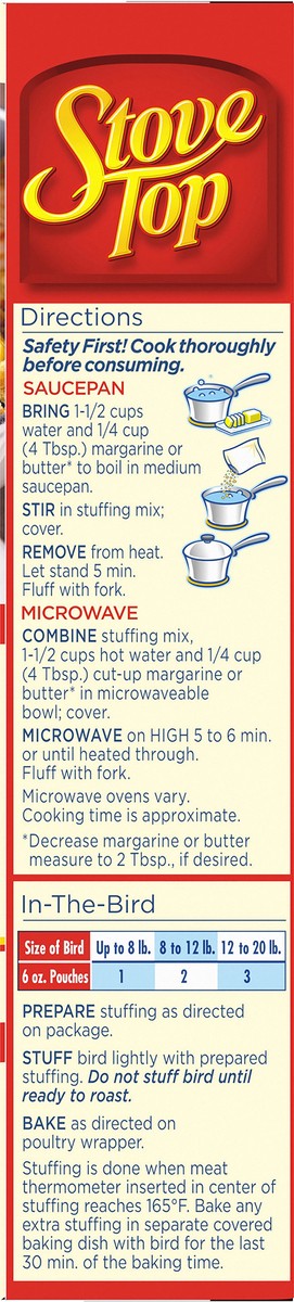 slide 2 of 9, Stove Top Stuffing Mix for Pork, 6 oz Box, 6 oz