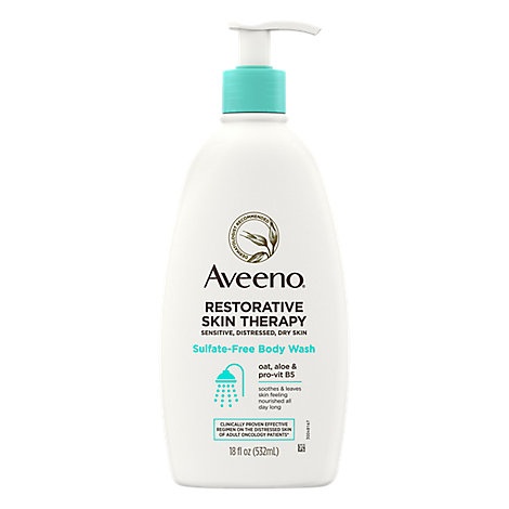 slide 1 of 1, Aveeno Restor Skin Therapy Wash - 18 Fz, 1 ct