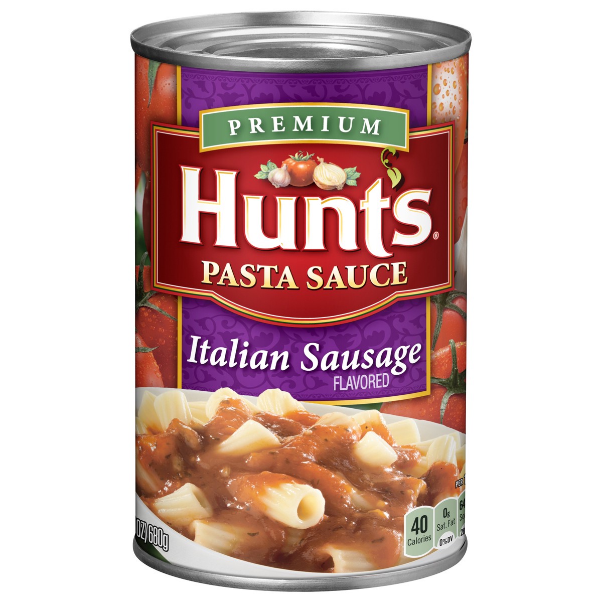 slide 1 of 2, Hunt's Italian Sausage Flavored Pasta Sauce 24 oz, 24 oz