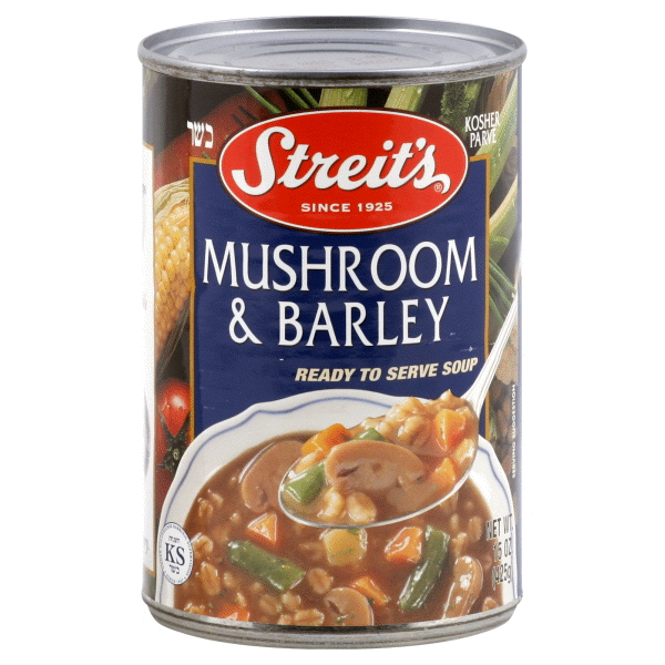 slide 1 of 1, Streit's Streits Mushroom Barley Soup - 15 Oz, 15 oz