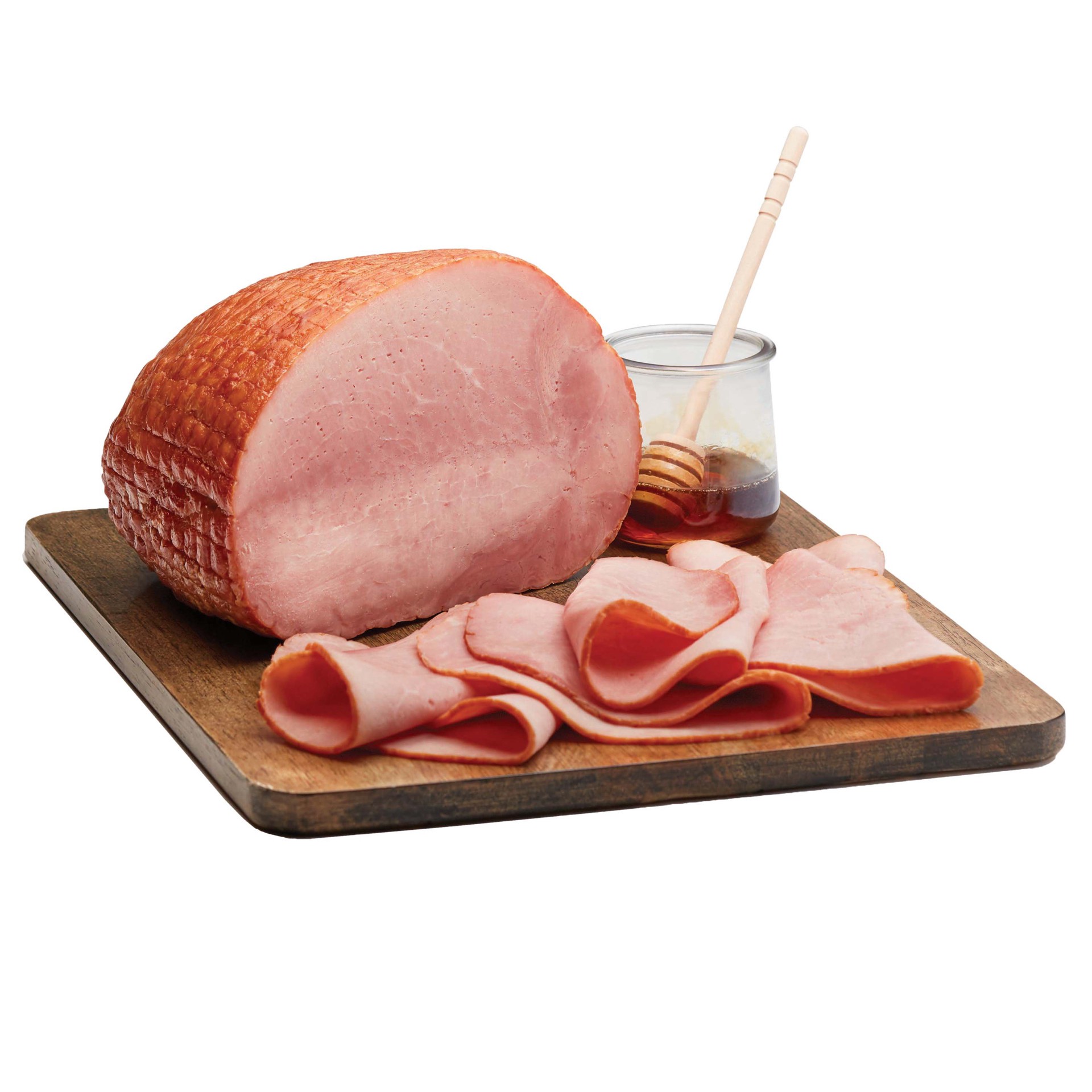 slide 1 of 1, H-E-B Deli Sliced Honey Maple Uncured Ham, per lb