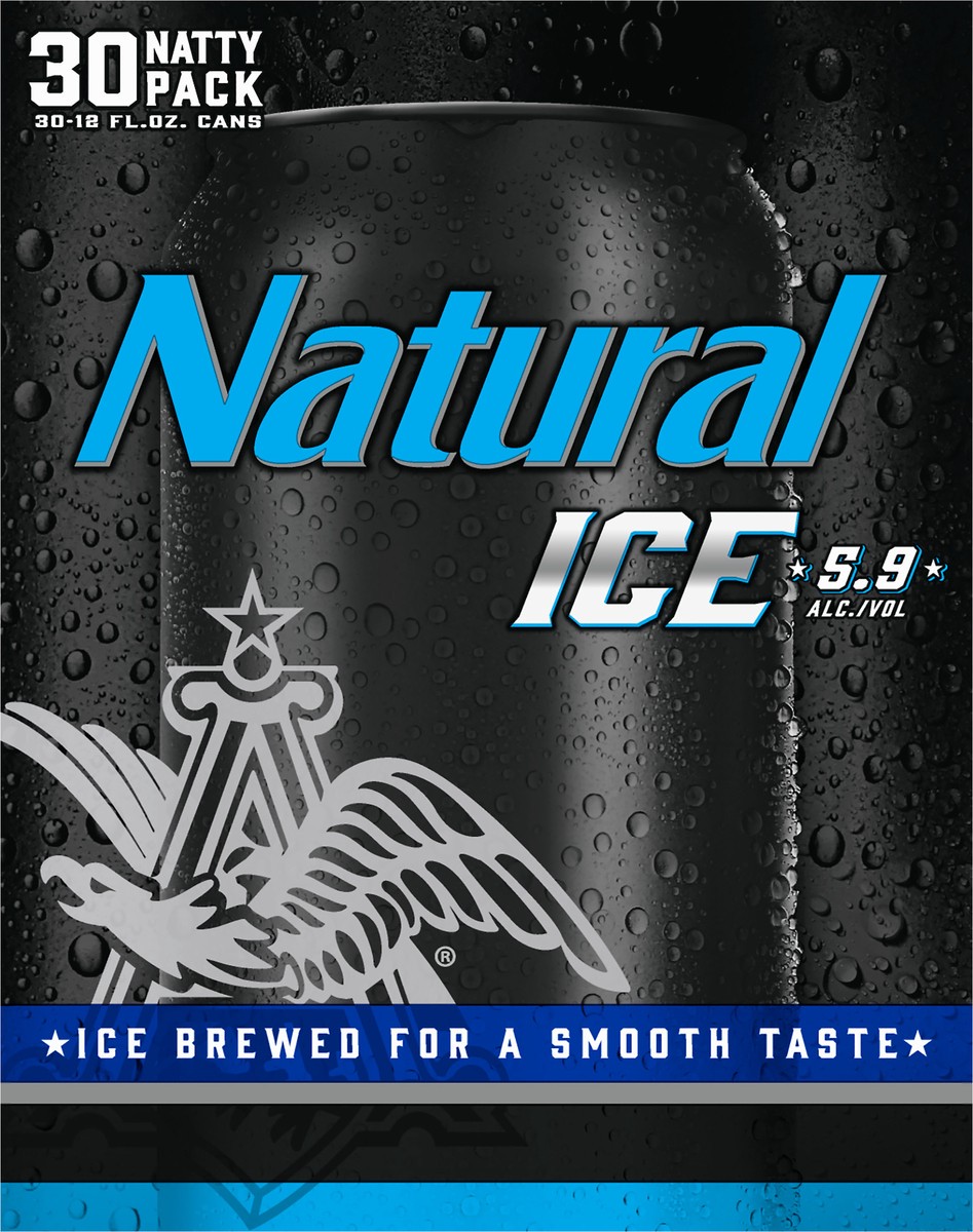 slide 8 of 9, Natural Light 30 Natty Pack Beer 30 ea, 30 ct; 12 fl oz