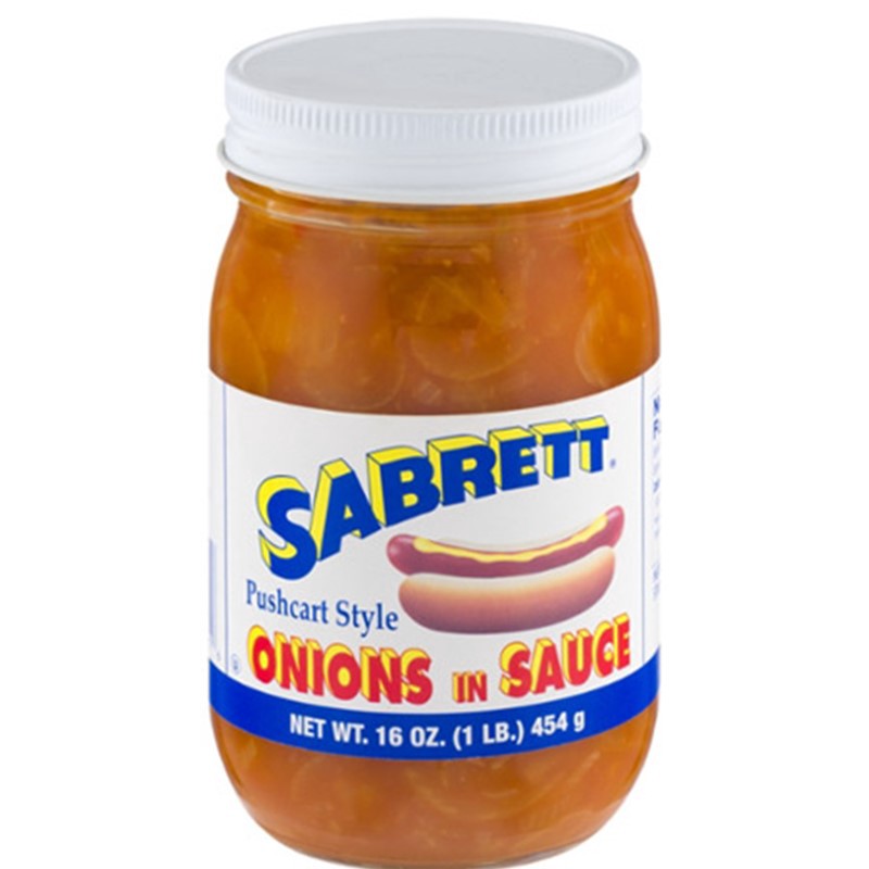 slide 1 of 1, Sabrett Onions In Sauce / Pushcart Style, 16 oz