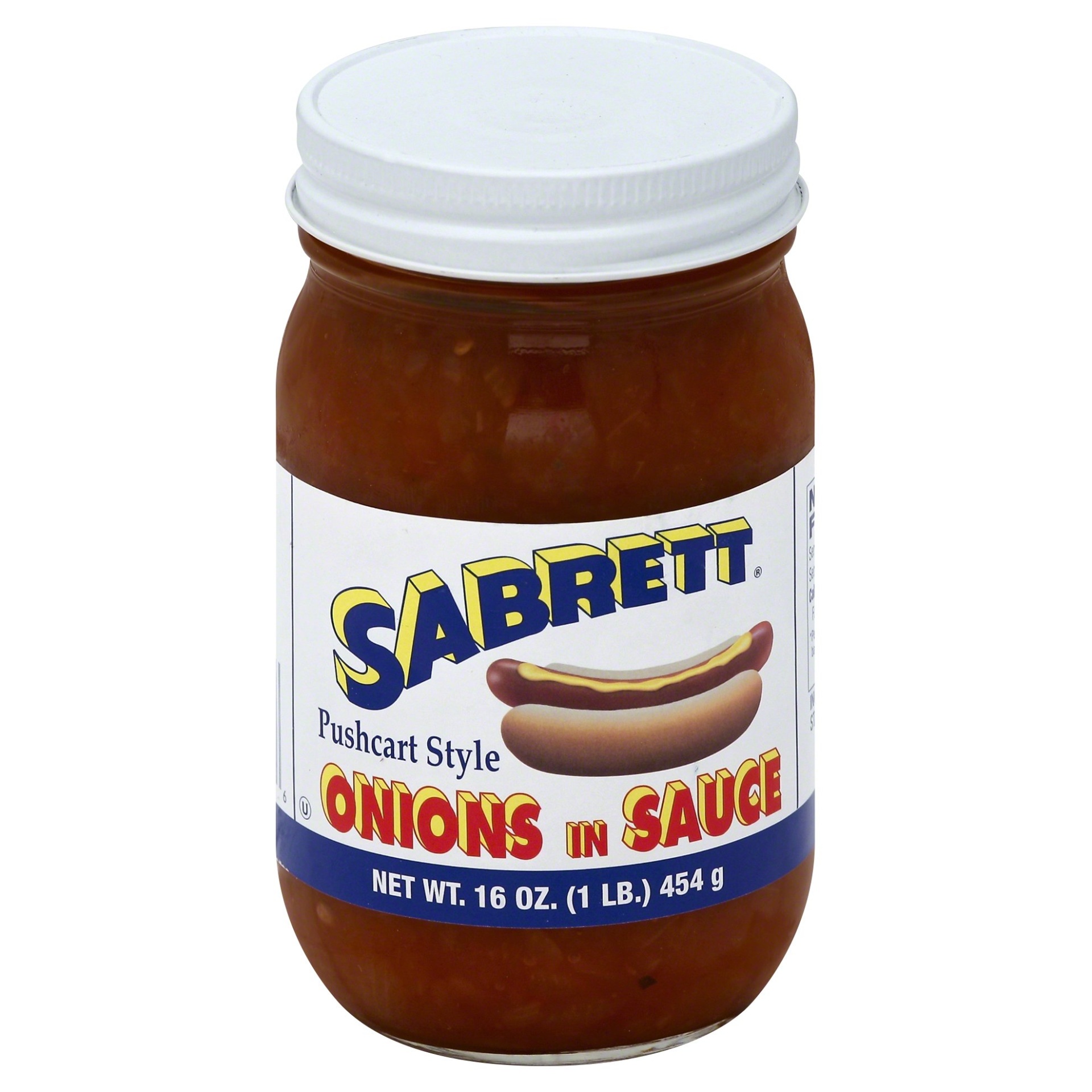 slide 1 of 1, Sabrett Onions In Sauce / Pushcart Style, 16 oz