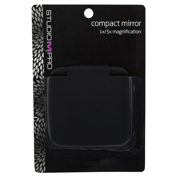 slide 1 of 2, Studio M Pro Compact Mirror, 1x & 5x Magnification, 1 ct