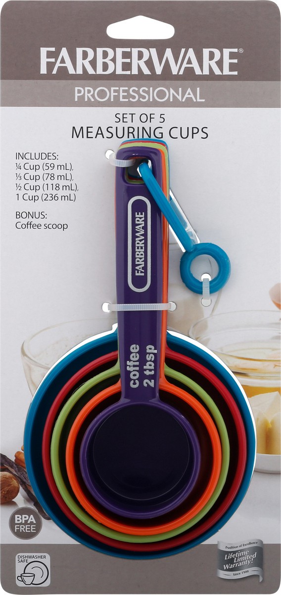 slide 2 of 10, Farberware Pro Measuring Cups w/Coffee Scoop, 1 ct
