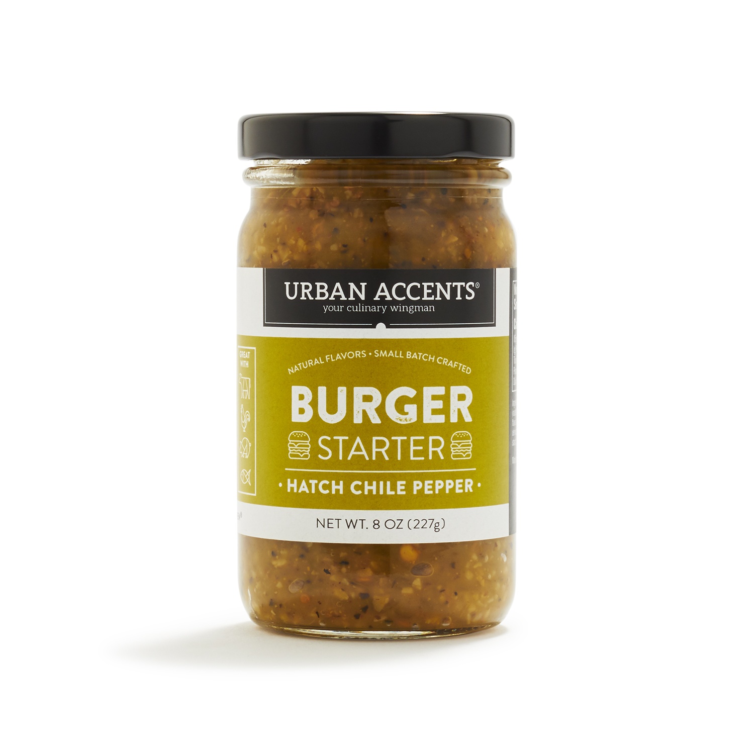 slide 1 of 1, Urban Accents Hatch Chile Burger Starter, 1 ct