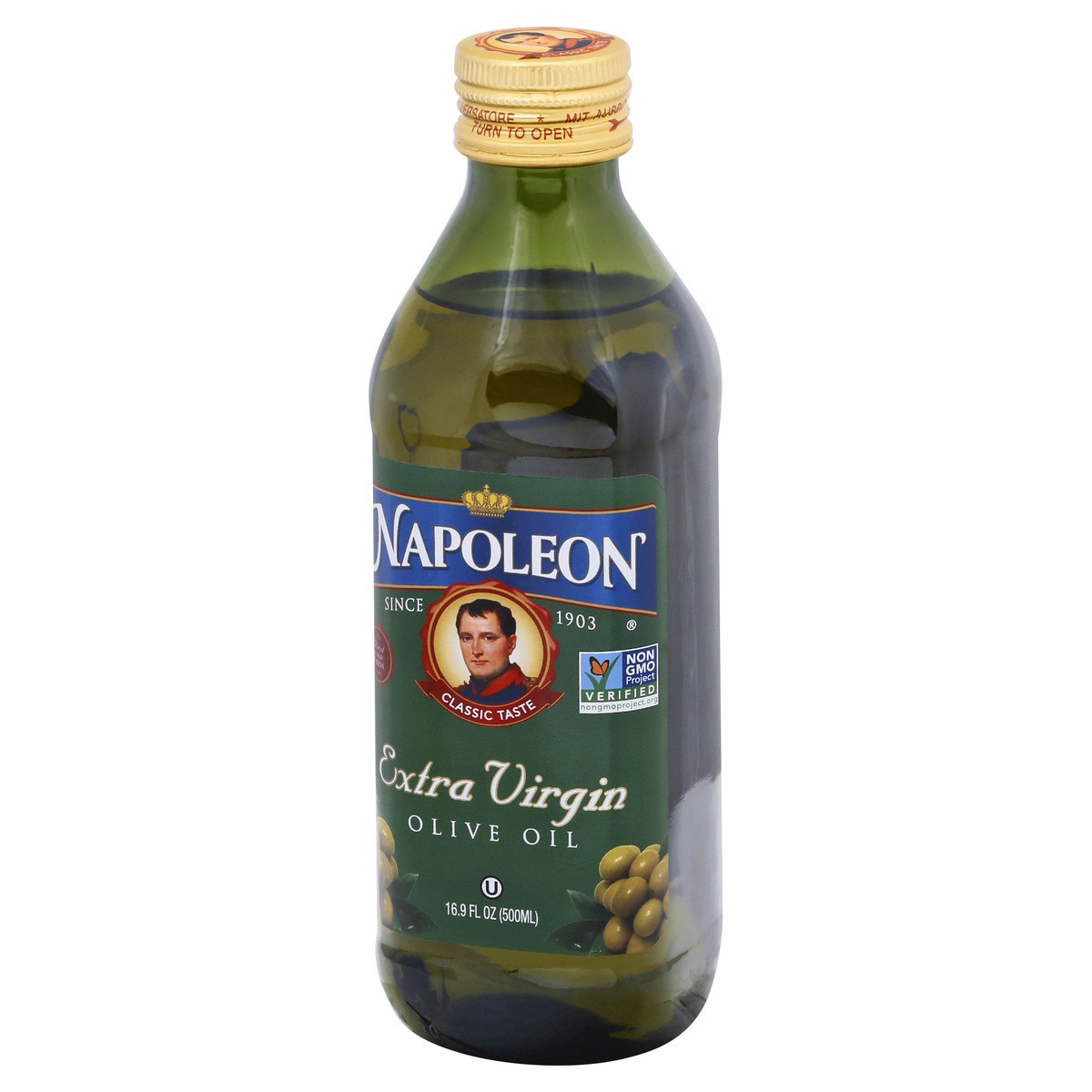 slide 9 of 9, Napoleon Olive Oil Extra Virgin, 16.9 fl oz