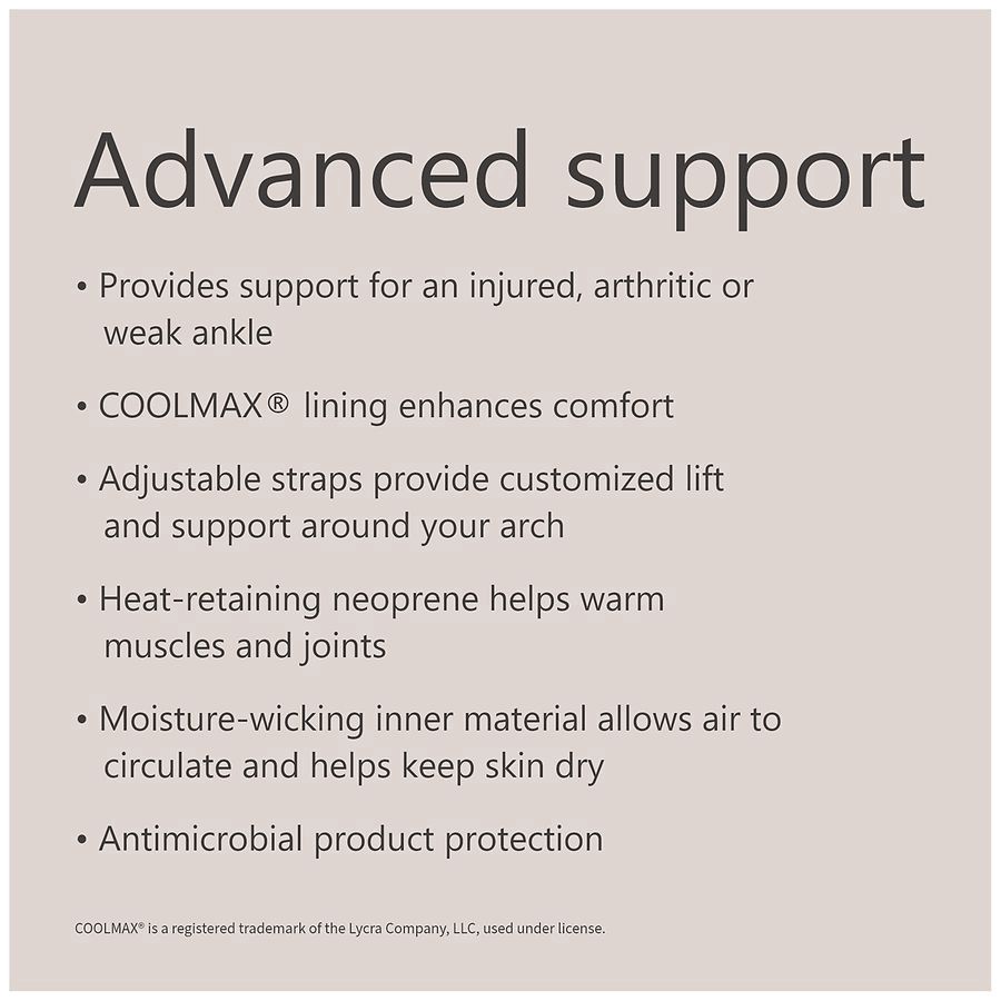 slide 5 of 5, Walgreens Ankle Support, 1 ct